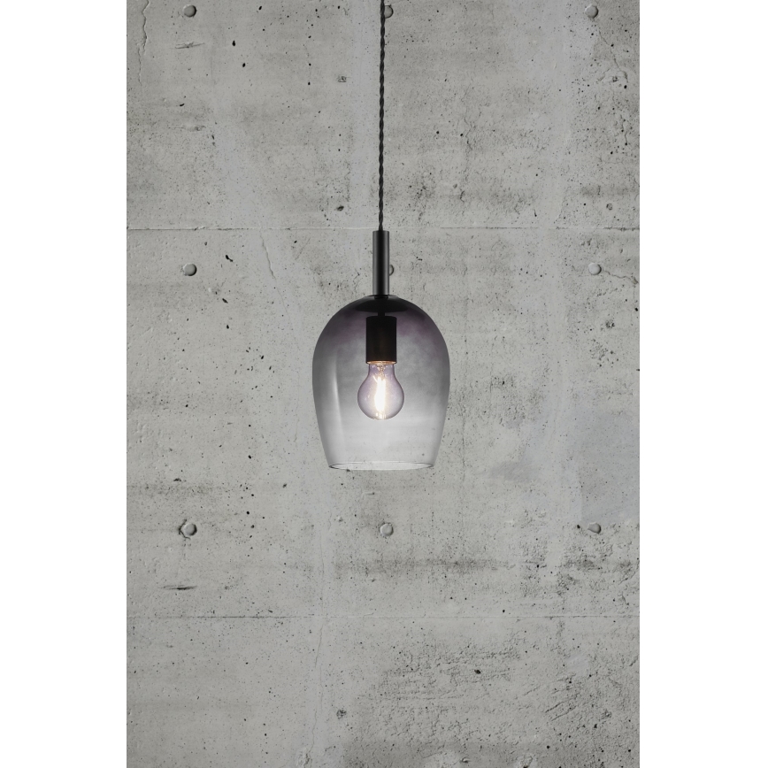 Nordlux - Ljuskrona med textilsladd UMA 1xE27/40W/230V