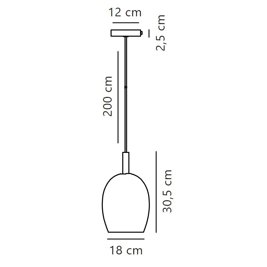 Nordlux - Ljuskrona med textilsladd UMA 1xE27/40W/230V