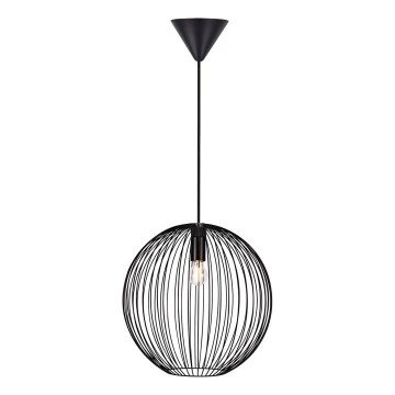 Nordlux - Pendel på kabel BERONI 1xE27/60W/230V svart
