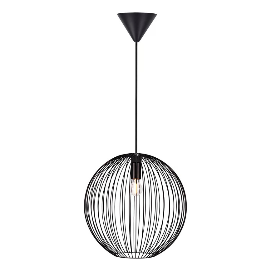 Nordlux - Pendel på kabel BERONI 1xE27/60W/230V svart