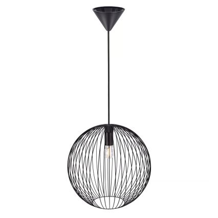 Nordlux - Pendel på kabel BERONI 1xE27/60W/230V svart