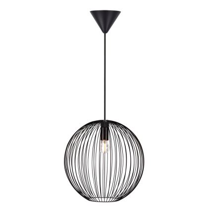 Nordlux - Pendel på kabel BERONI 1xE27/60W/230V svart