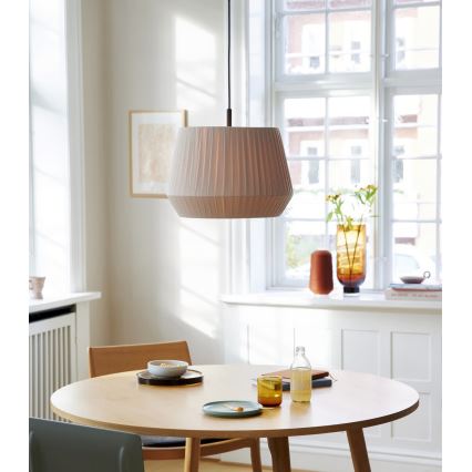 Nordlux - Pendel på kabel DICTE 1xE27/60W/230V Ø40 cm beige