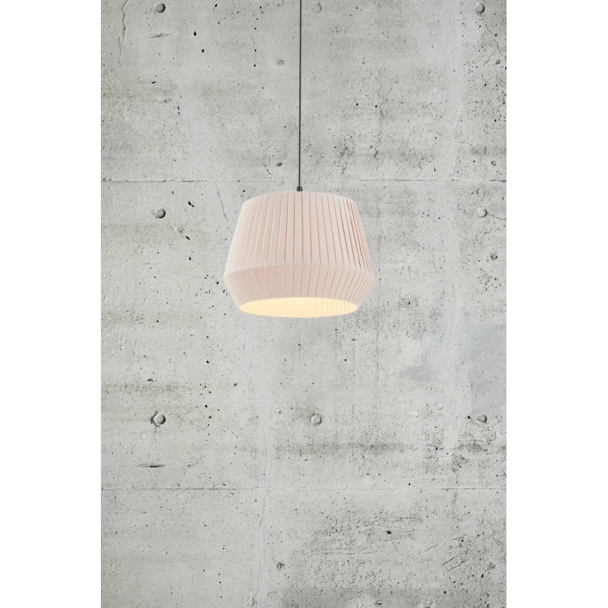 Nordlux - Pendel på kabel DICTE 1xE27/60W/230V Ø40 cm beige