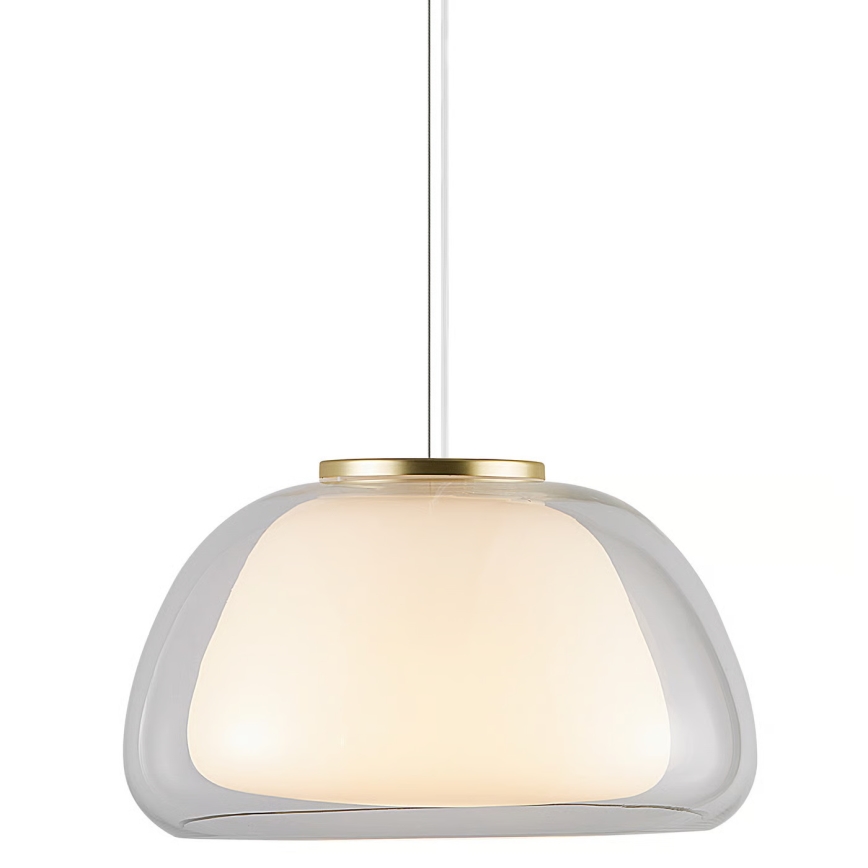 Nordlux - Pendellampa JELLY 1xE27/40W/230V vit/klar