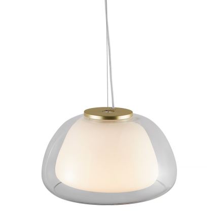 Nordlux - Pendellampa JELLY 1xE27/40W/230V vit/klar