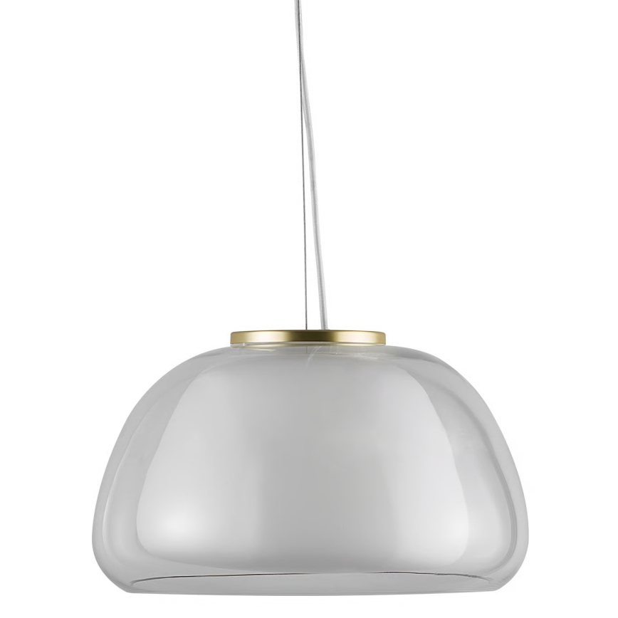 Nordlux - Pendellampa JELLY 1xE27/40W/230V vit/klar