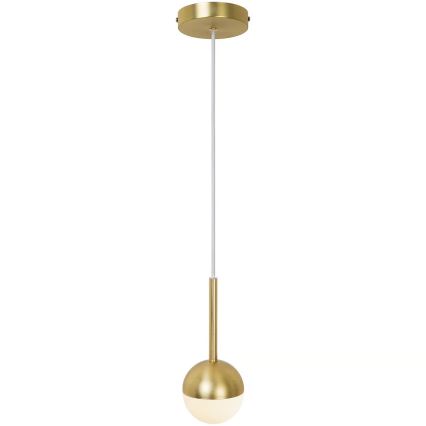 Nordlux - Pendellampa med sladd CONTINA 1xG9/5W/230V mässing