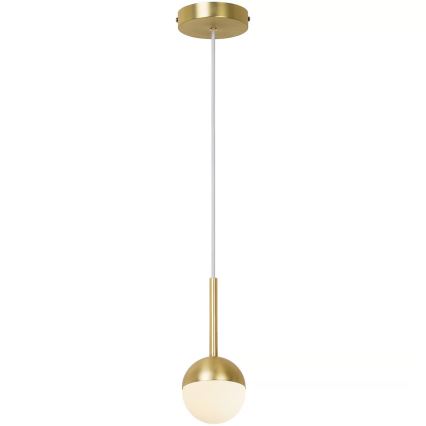 Nordlux - Pendellampa med sladd CONTINA 1xG9/5W/230V mässing