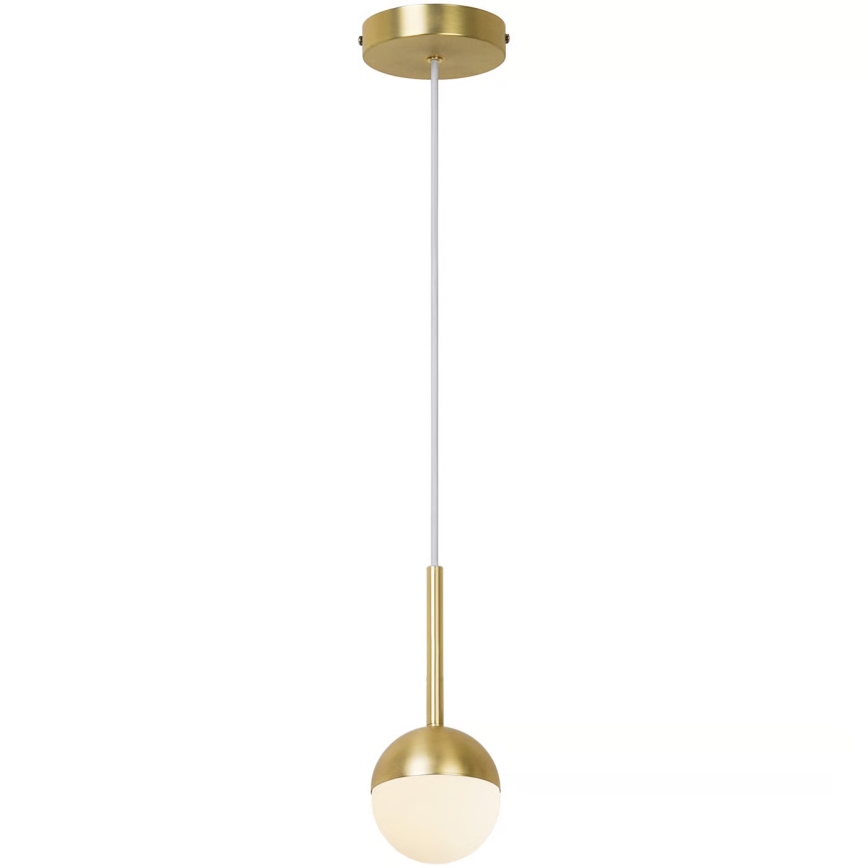 Nordlux - Pendellampa med sladd CONTINA 1xG9/5W/230V mässing