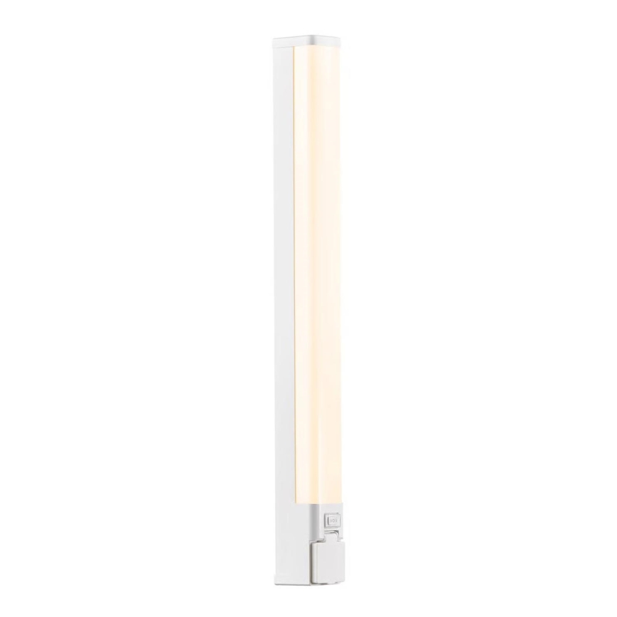 Nordlux - SJAVER LED dimmbar spegelbelysning för badrum med uttag LED/15W/230V IP44 60 cm vit