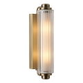 Nordlux - Spegelbelysning för badrum NIMAL 2xE14/25W/230V IP44 mässing