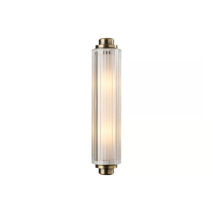 Nordlux - Spegelbelysning för badrum NIMAL 2xE14/25W/230V IP44 mässing