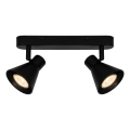 Nordlux - Spotlampa EIK 2xGU10/35W/230V svart