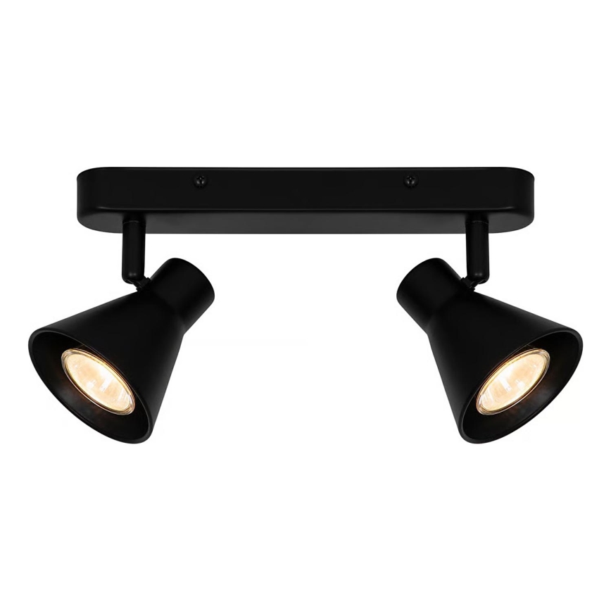 Nordlux - Spotlampa EIK 2xGU10/35W/230V svart