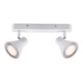Nordlux - Spotlampa EIK 2xGU10/35W/230V vit