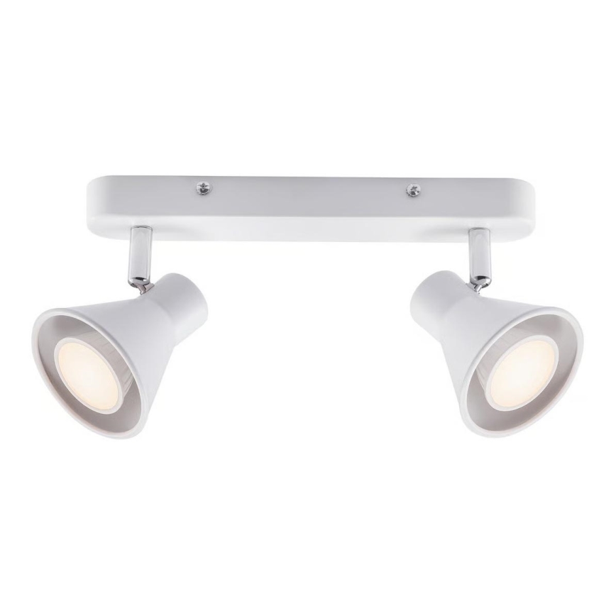 Nordlux - Spotlampa EIK 2xGU10/35W/230V vit