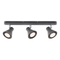 Nordlux - Spotlampa EIK 3xGU10/35W/230V grå