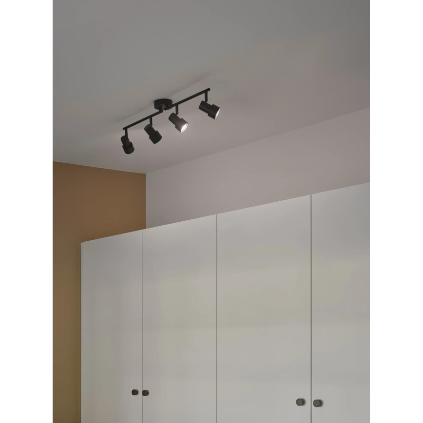 Nordlux - Spotlight BOSTON 4xGU10/5W/230V svart