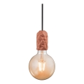 Nordlux - Strömkabel HANG 1xE27/40W/230V koppar/svart