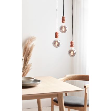 Nordlux - Strömkabel HANG 1xE27/40W/230V koppar/svart