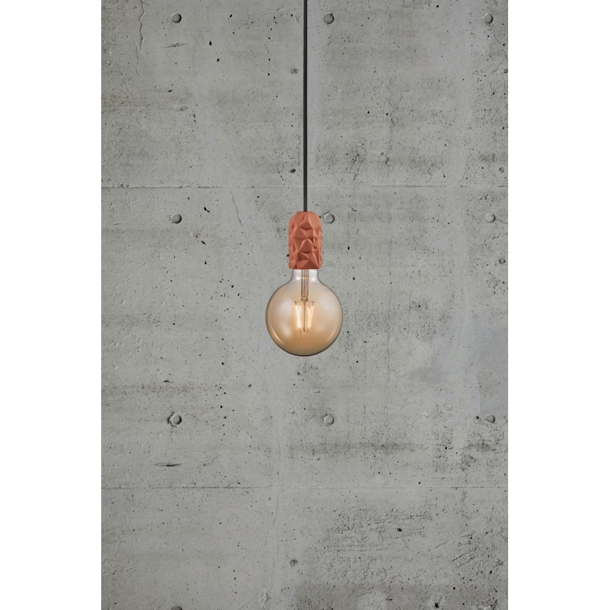 Nordlux - Strömkabel HANG 1xE27/40W/230V koppar/svart