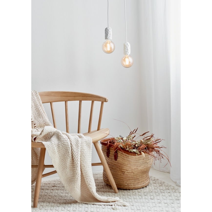 Nordlux - Strömkabel HANG 1xE27/40W/230V vit