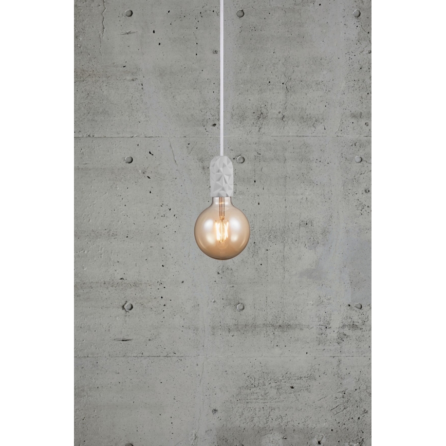 Nordlux - Strömkabel HANG 1xE27/40W/230V vit