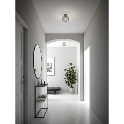 Nordlux - Taklampa ALTON 1xE27/25W/230V diameter 27,5 cm rökig