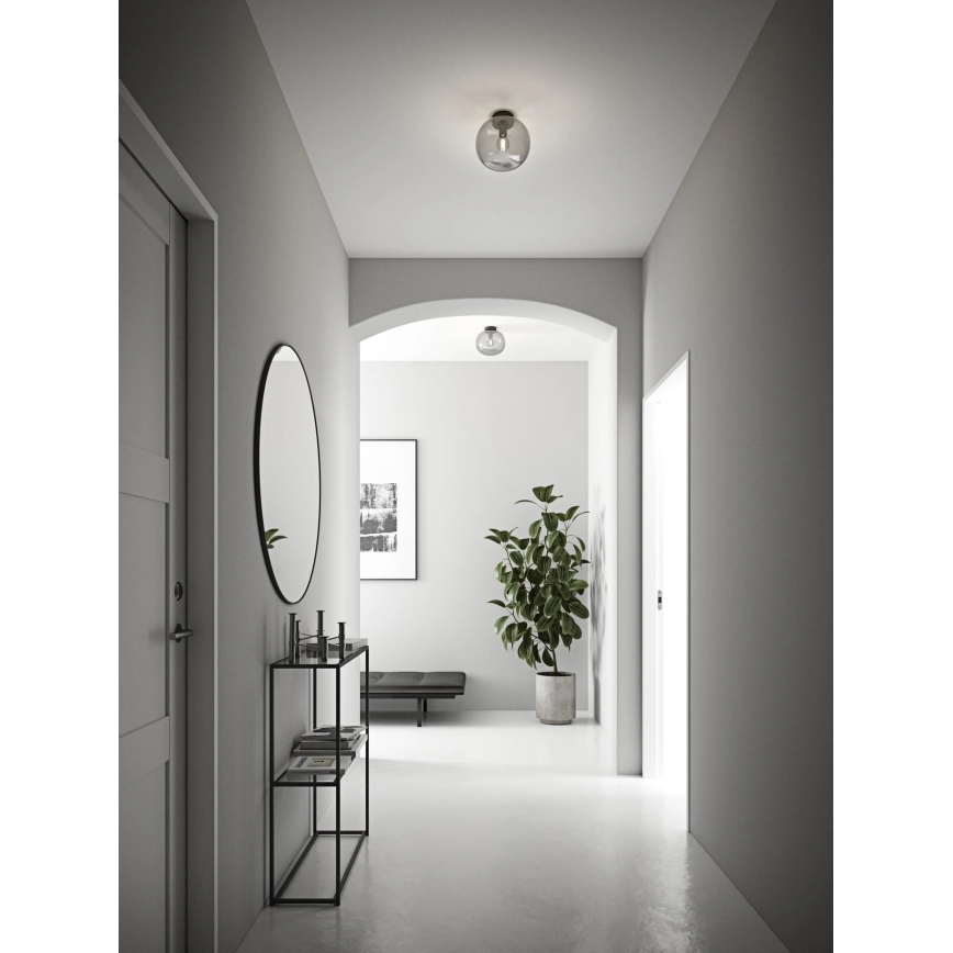 Nordlux - Taklampa ALTON 1xE27/25W/230V diameter 27,5 cm rökig