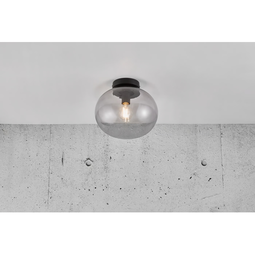 Nordlux - Taklampa ALTON 1xE27/25W/230V diameter 27,5 cm rökig