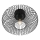 Nordlux - Taklampa BERONI 1xE27/60W/230V Ø 40,3 cm svart