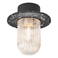Nordlux - Taklampa för utomhusbruk JANUKA 1xE27/60W/230V IP54 svart