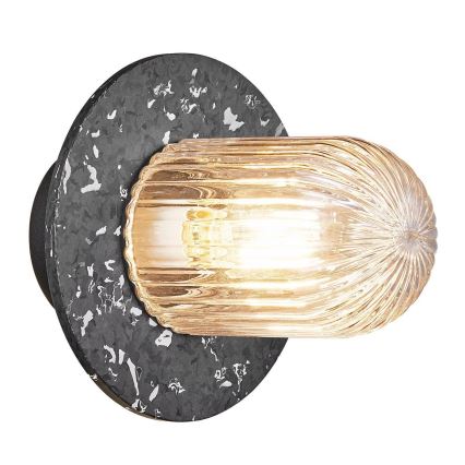Nordlux - Taklampa för utomhusbruk JANUKA 1xE27/60W/230V IP54 svart