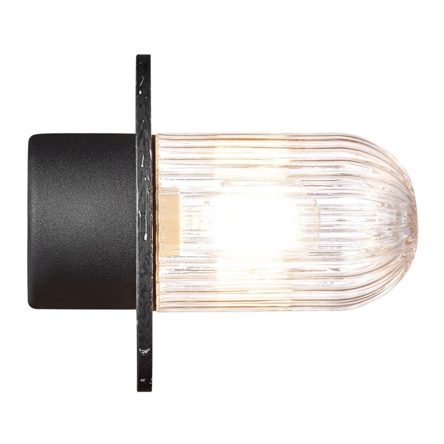 Nordlux - Taklampa för utomhusbruk JANUKA 1xE27/60W/230V IP54 svart