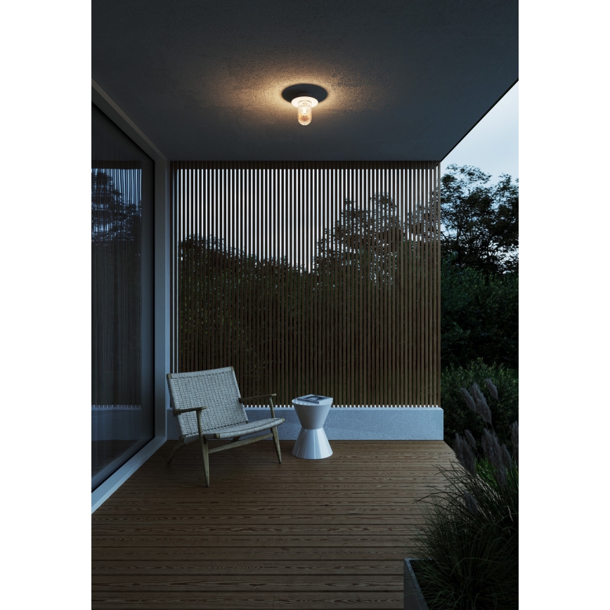 Nordlux - Taklampa för utomhusbruk JANUKA 1xE27/60W/230V IP54 vit