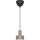 Nordlux - Taklampa MATIS 1xE27/40W/230V brun