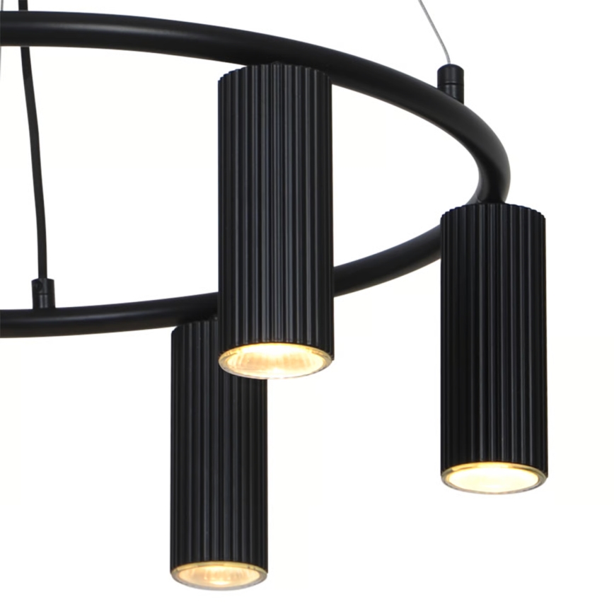 Nordlux - Taklampa med vajer VICO 6xGU10/5W/230V svart