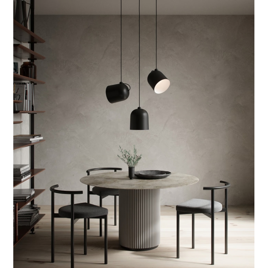 Nordlux - Takpendel ANGLE 1xE27/25W/230V svart