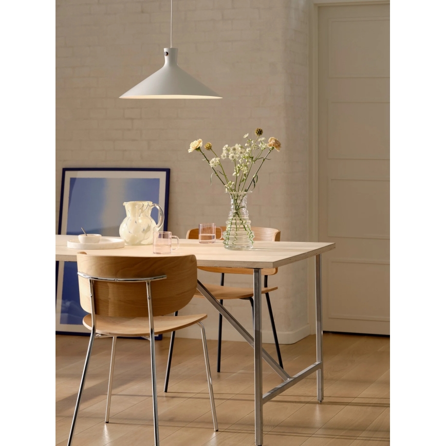 Nordlux - Takpendel DORINA 1xE27/60W/230V vit