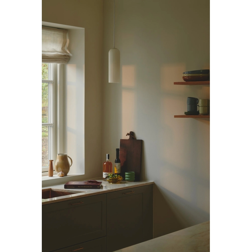 Nordlux - Takpendel MIELLA 1xE27/25W/230V vit