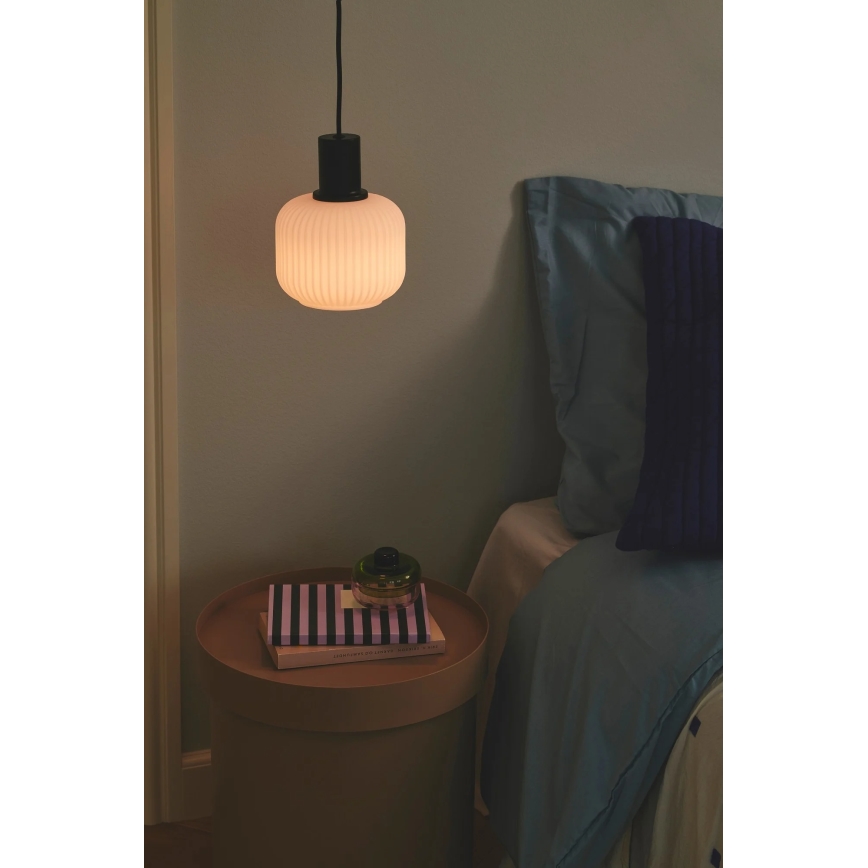 Nordlux - Takpendel MILFORD 1xE27/40W/230V svart