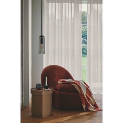 Nordlux - Takpendel på kabel MIELLA 1xE27/25W/230V rökfärgad
