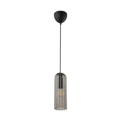 Nordlux - Takpendel på kabel MIELLA 1xE27/25W/230V rökfärgad