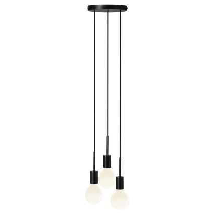 Nordlux - Takpendel på kabel PACO 3xE27/25W/230V svart