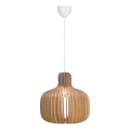 Nordlux - Takpendel på vajer HAZO 1xE27/60W/230V beige