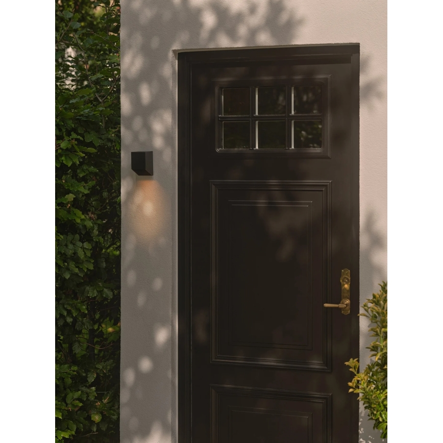 Nordlux - Utomhus väggarmatur NIKO 1x GU10/25W/230V IP54 svart