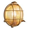 Nordlux - Utomhus väggarmatur POLPERRO 1xE27/12,5W/230V IP64 mässing