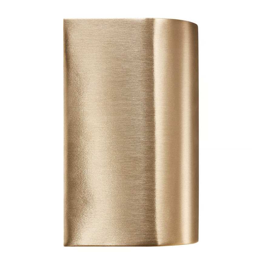 Nordlux - Utomhus vägglampa CANTO 2xGU10/28W/230V IP44 mässing