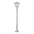 Nordlux - Utomhuslampa AGGER 1xE27/60W/230V IP54 silverfärgad